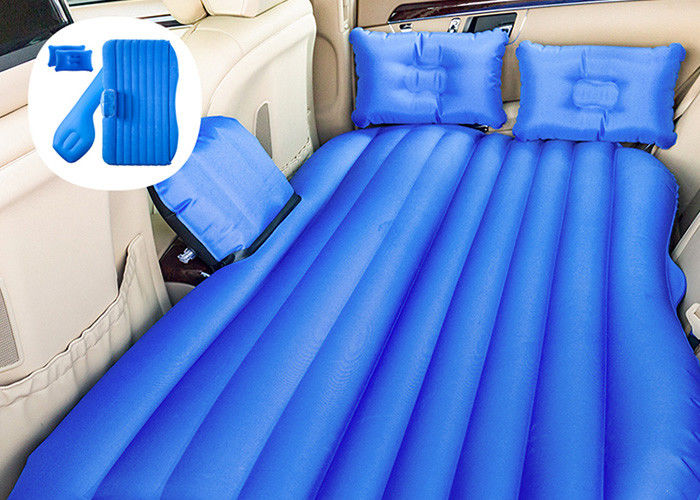Mavi Şişme Hava Yatağı Gebelik Minder, Arka Koltuk İçin Şişme Araba Yatağı Tedarikçi