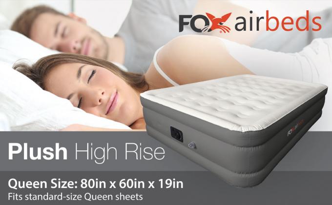 Fox airbeds kraliçe yatak standart boy yatak çarşafları uyuyor ve 19 inç boyunda
